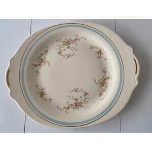 Large Platter American Limoges Nancy Rose | 15 1/8" Large Serving Dish
